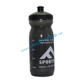 EU Bottle BigMouth 600ml clear-grey - Sportfex