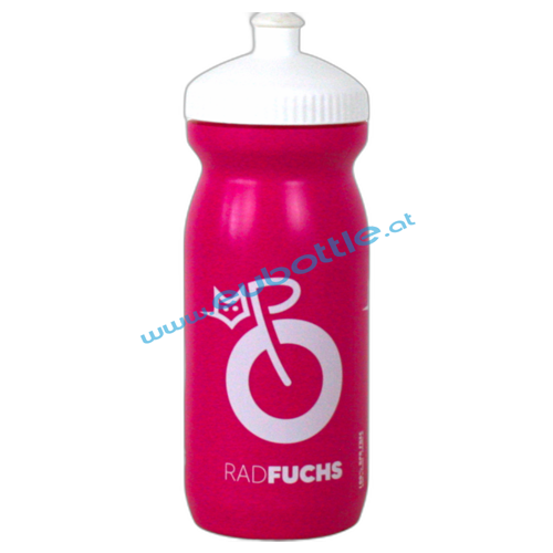 EU Bottle BigMouth 600ml pink - Rad Fuchs