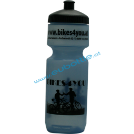 EU Bottle Big Mouth 750ml Clear-blue - Bike4you