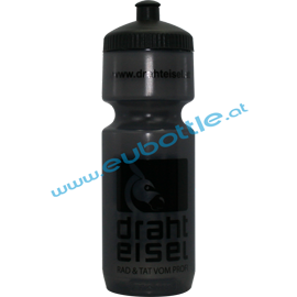 EU Bottle BigMouth 750ml Clear-black - Drahteisel