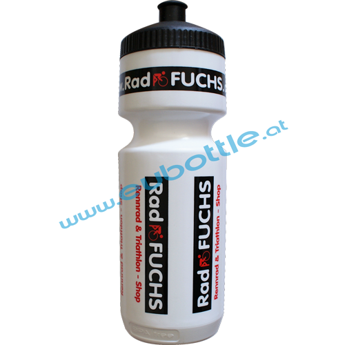 EU Bottle BigMouth 750ml white - Rad Fuchs