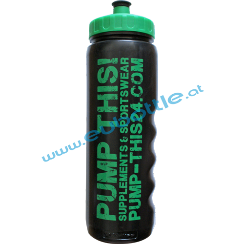 EU Bottle MAX-Sport 1000ml black - Pump This