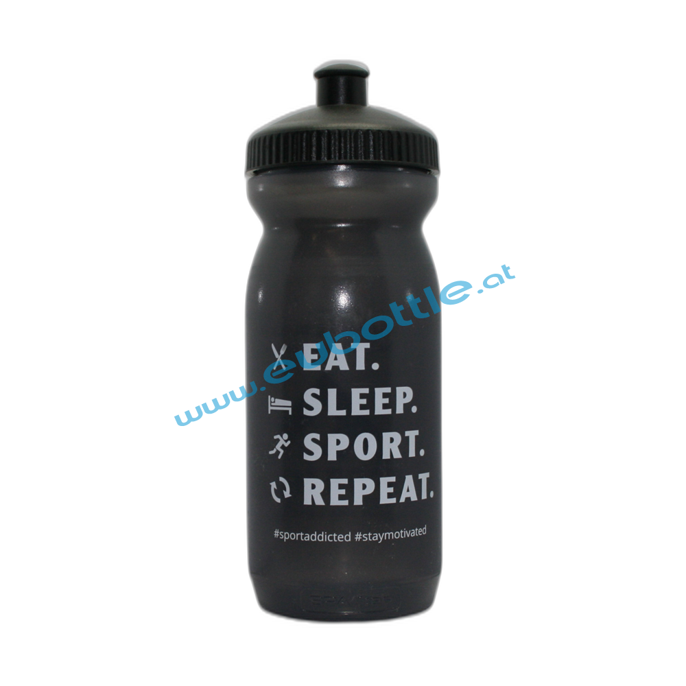 EU Bottle BigMouth 600ml clear-grey - Sportfex