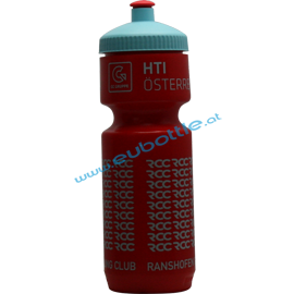 EU Bottle BigMouth 750ml red - RCC
