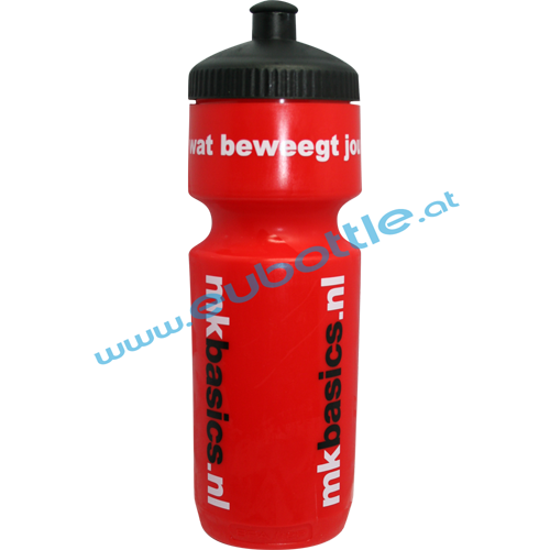 EU Bottle BigMouth 750ml red - MK Basics
