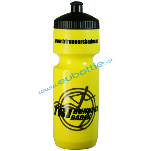 EU Bottle BigMouth 750ml yellow - TriRunners Baden