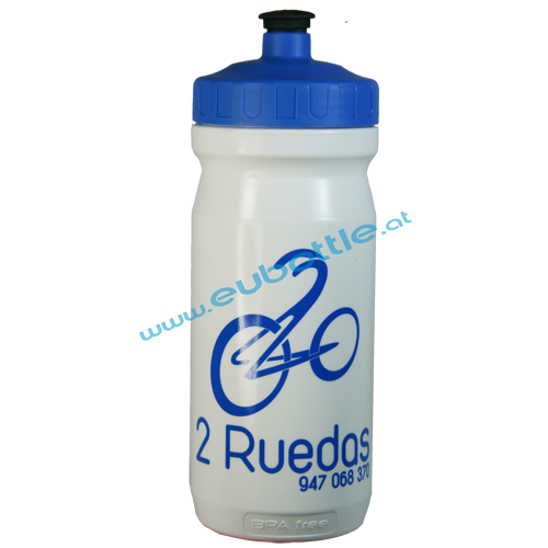 EU Bottle MAX 600ml white - 2 Ruedas